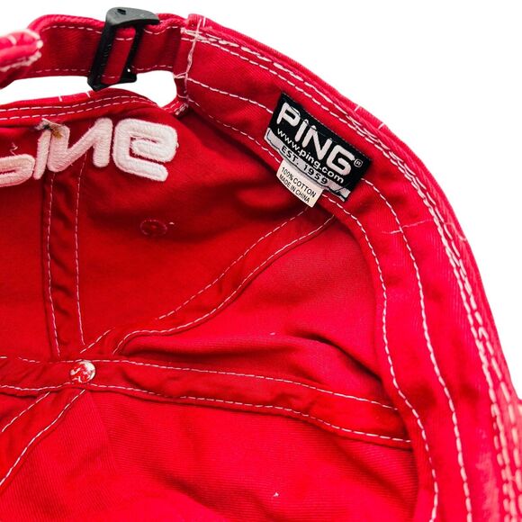 PING K15 G15 Golf Baseball Cap Scottsdale Arizona Embroidered Logo Strapback Hat - Picture 6 of 6